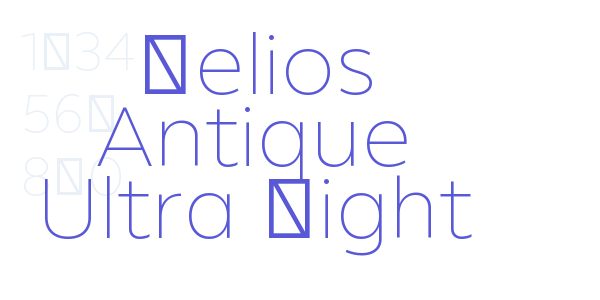 Helios Antique Ultra Light font free