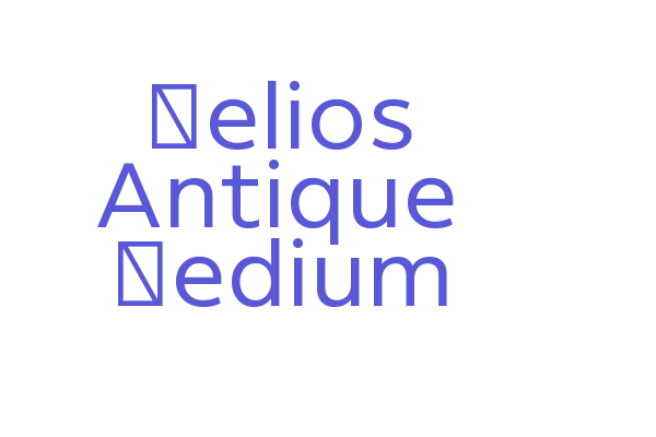 Helios Antique Medium Font