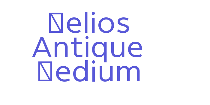 Download Helios Antique Medium Font