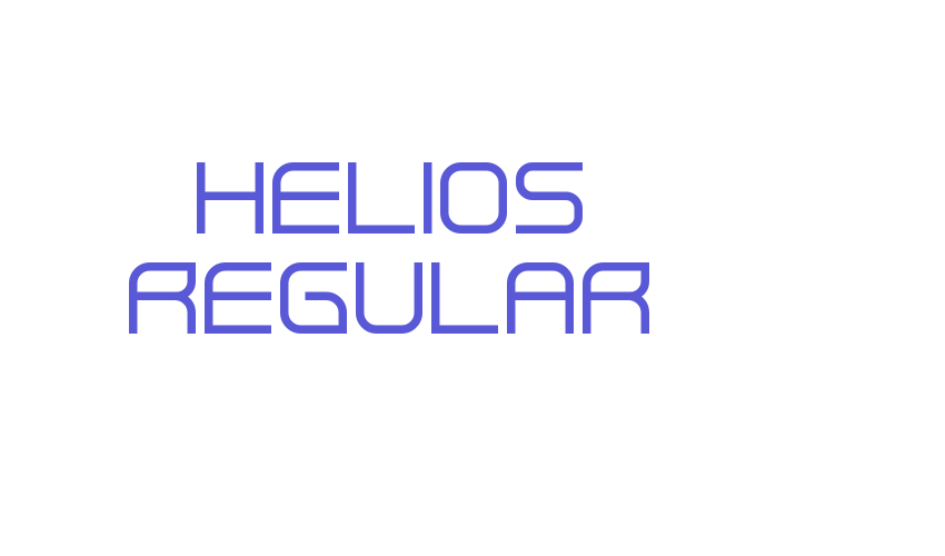 Helios Regular Font