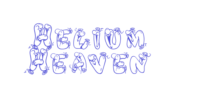 Helium Heaven Font Download