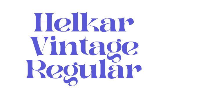 Helkar Vintage Regular Font Download