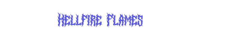 Hellfire Flames font