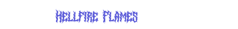 Hellfire Flames font