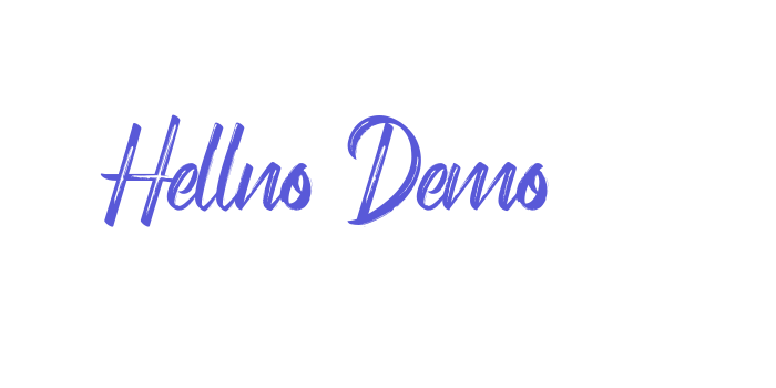 Hellno Demo Font Download