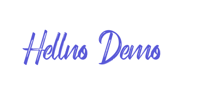 Hellno Demo Font