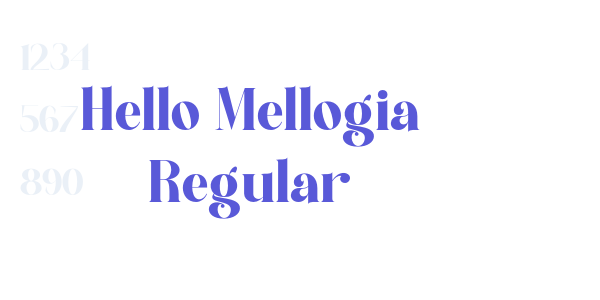 Hello Mellogia Regular font free