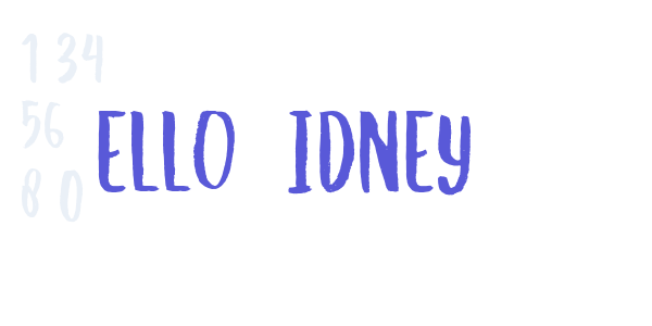 Hello Sidney font free