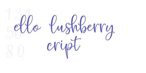 Hello Blushberry Script-font-download