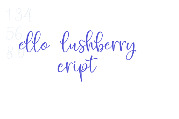 Hello Blushberry Script