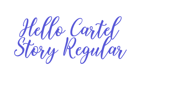 Hello Cartel Story Regular Font Download