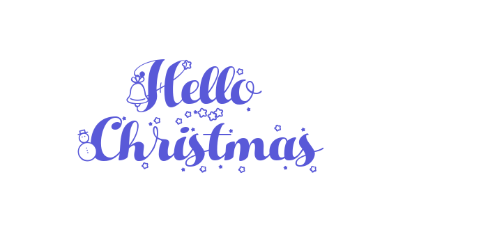 Hello Christmas Font Download