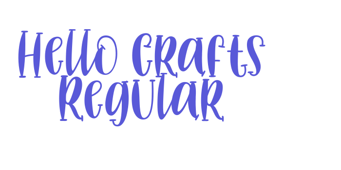 Hello Crafts Regular Font