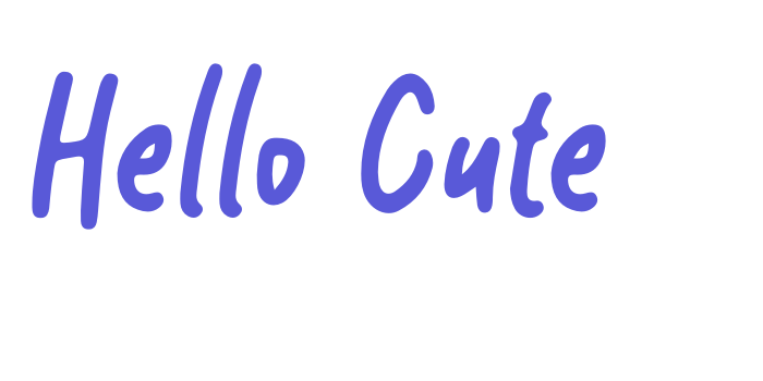 Hello Cute Font Download