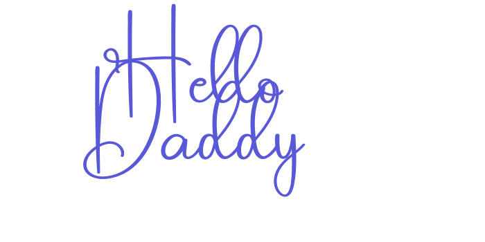 Hello Daddy Font Download