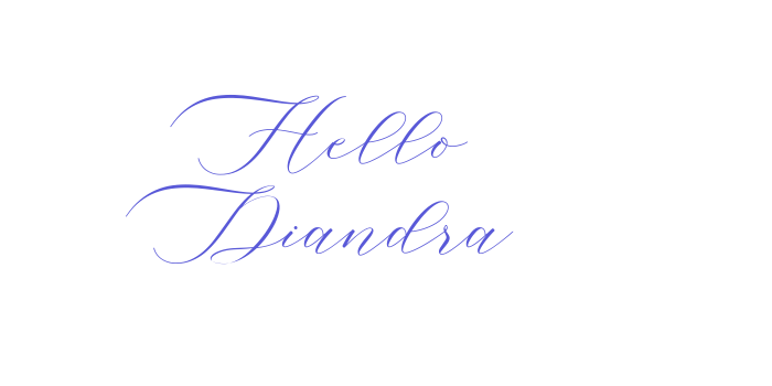 Download Hello Diandra Font