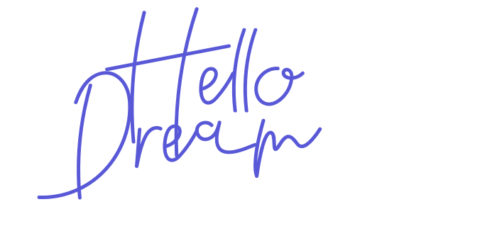 Hello Dream Font Download