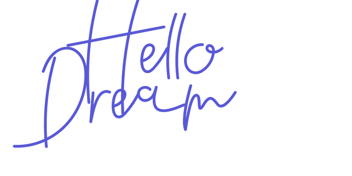 Hello Dream Font