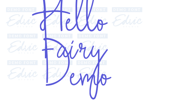 Hello Fairy Demo Font