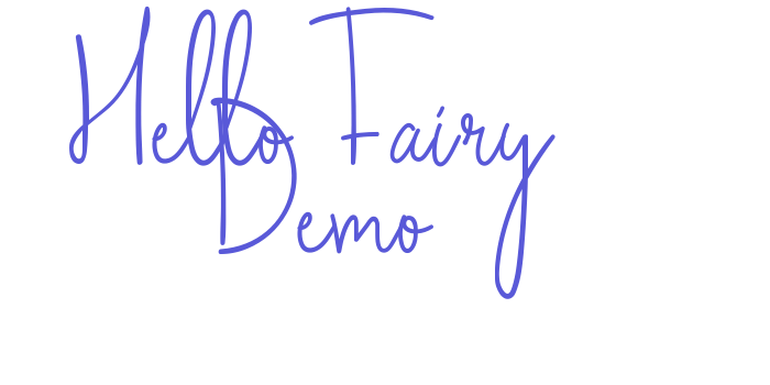 Hello Fairy Demo Font Download