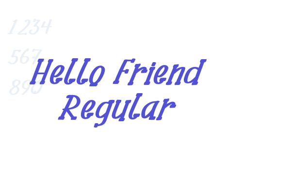 Hello Friend Regular