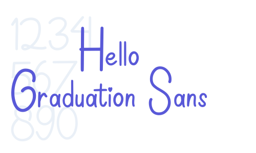 Hello Graduation Sans Font Download