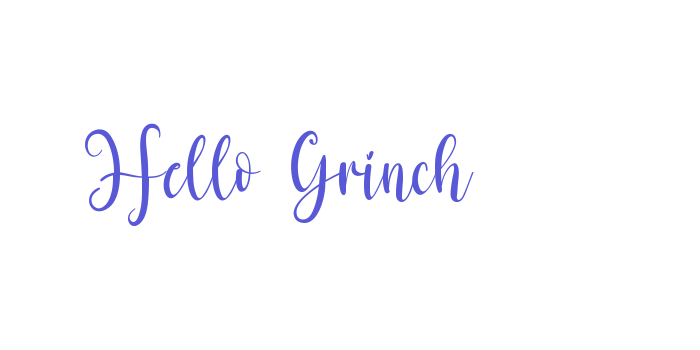 Hello Grinch Font Download