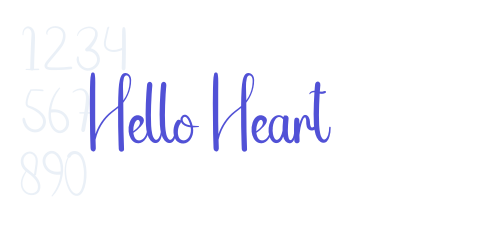 Hello Heart-font-download