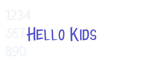 Hello Kids-font-download