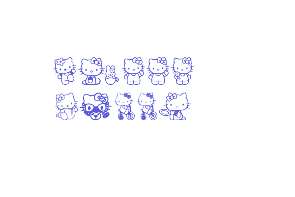 Hello Kitty Font