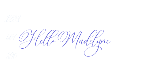 Hello Madelyne-font-download