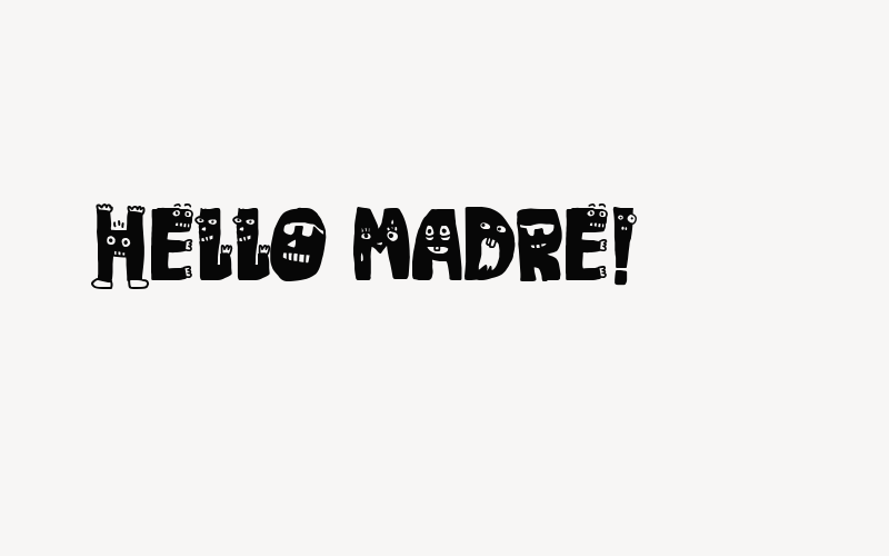 Hello Madre! Font