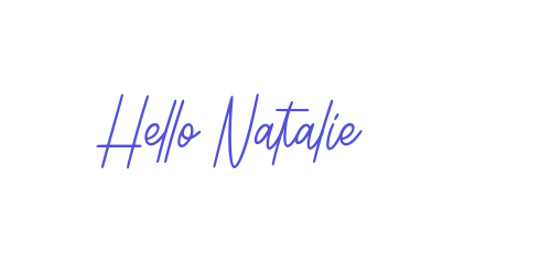Hello Natalie-font-download