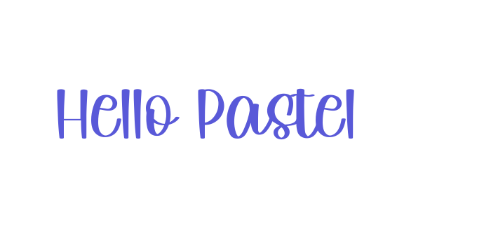 Hello Pastel Font Download