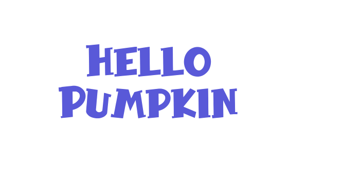 Hello Pumpkin Font Download