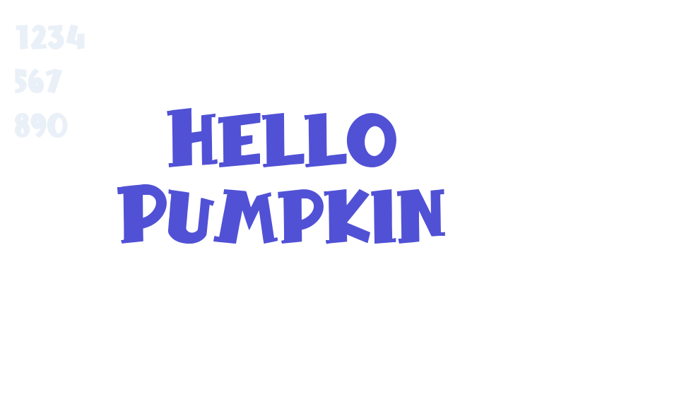 Hello Pumpkin-font-download