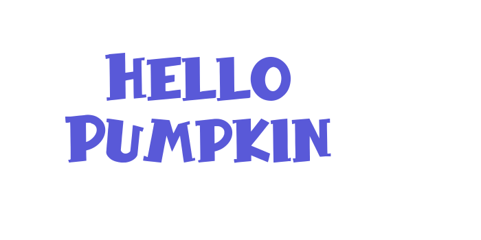 Hello Pumpkin Font