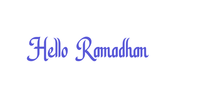 Hello Ramadhan Font Download