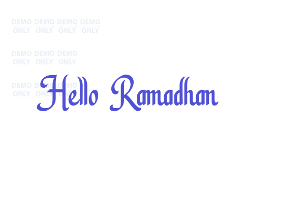 Hello Ramadhan