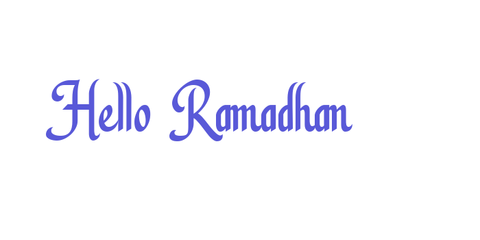 Hello Ramadhan Font