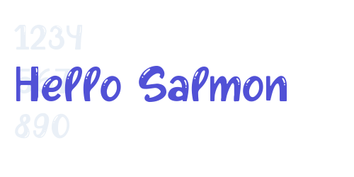 Hello Salmon-font-download