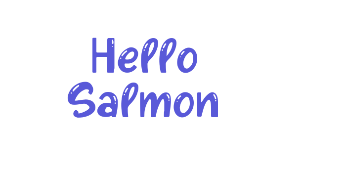 Hello Salmon Font