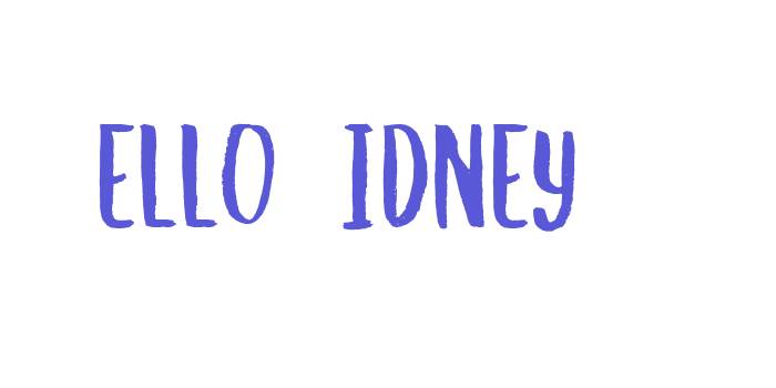 Hello Sidney Font