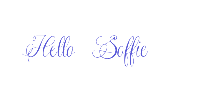 Hello Soffie Font