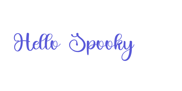 Hello Spooky Font Download