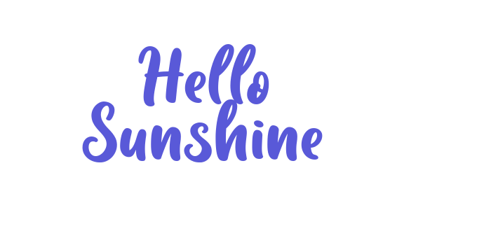 Hello Sunshine Font Download