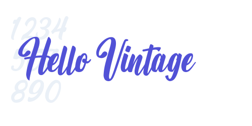 Hello Vintage-font-download