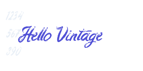Hello Vintage-font-download