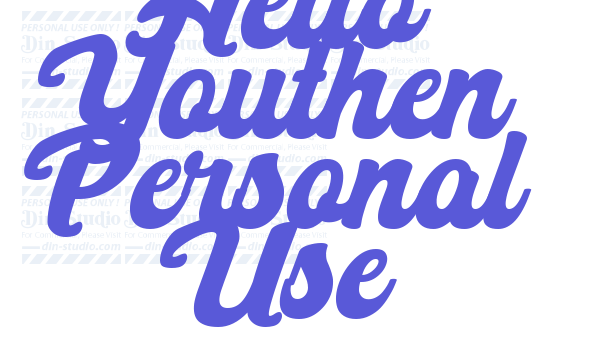 Hello Youthen Personal Use font free