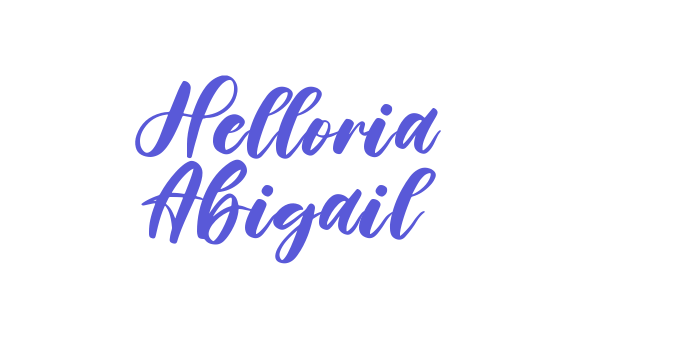 Helloria Abigail Font Download